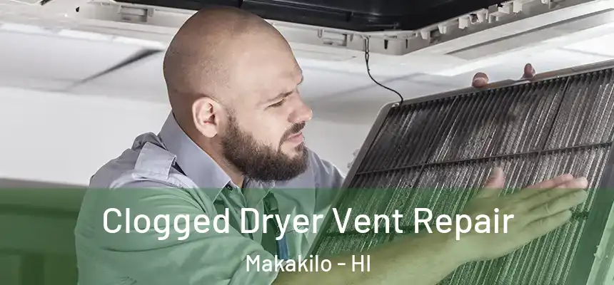  Clogged Dryer Vent Repair Makakilo - HI